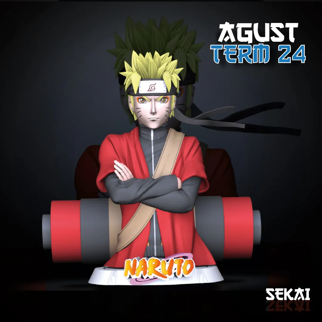 Naruto Sage Mode - Unassembled and Unpainted Garage Kit - Model Designed by Sekai3D