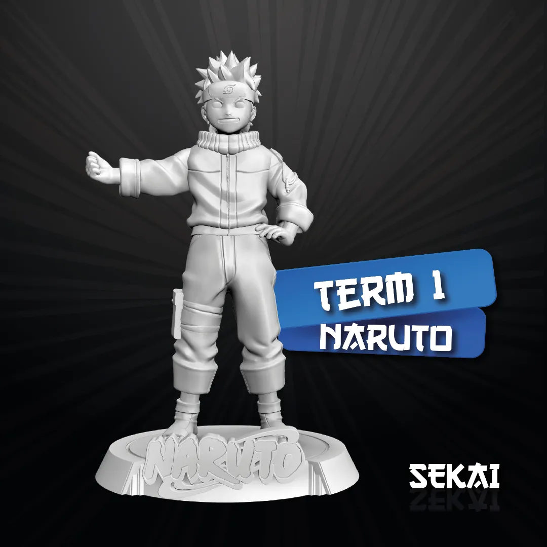 Naruto - Unassembled and Unpainted Garage Kit - Model Designed by Sekai3D