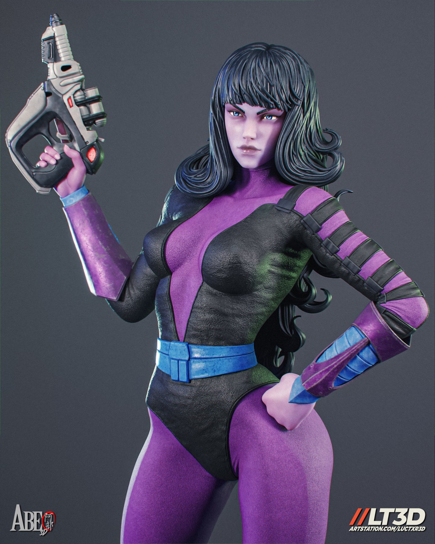 Nebula - Unassembled and Unpainted Garage Kit - Model Designed by Abe3d and LT3D