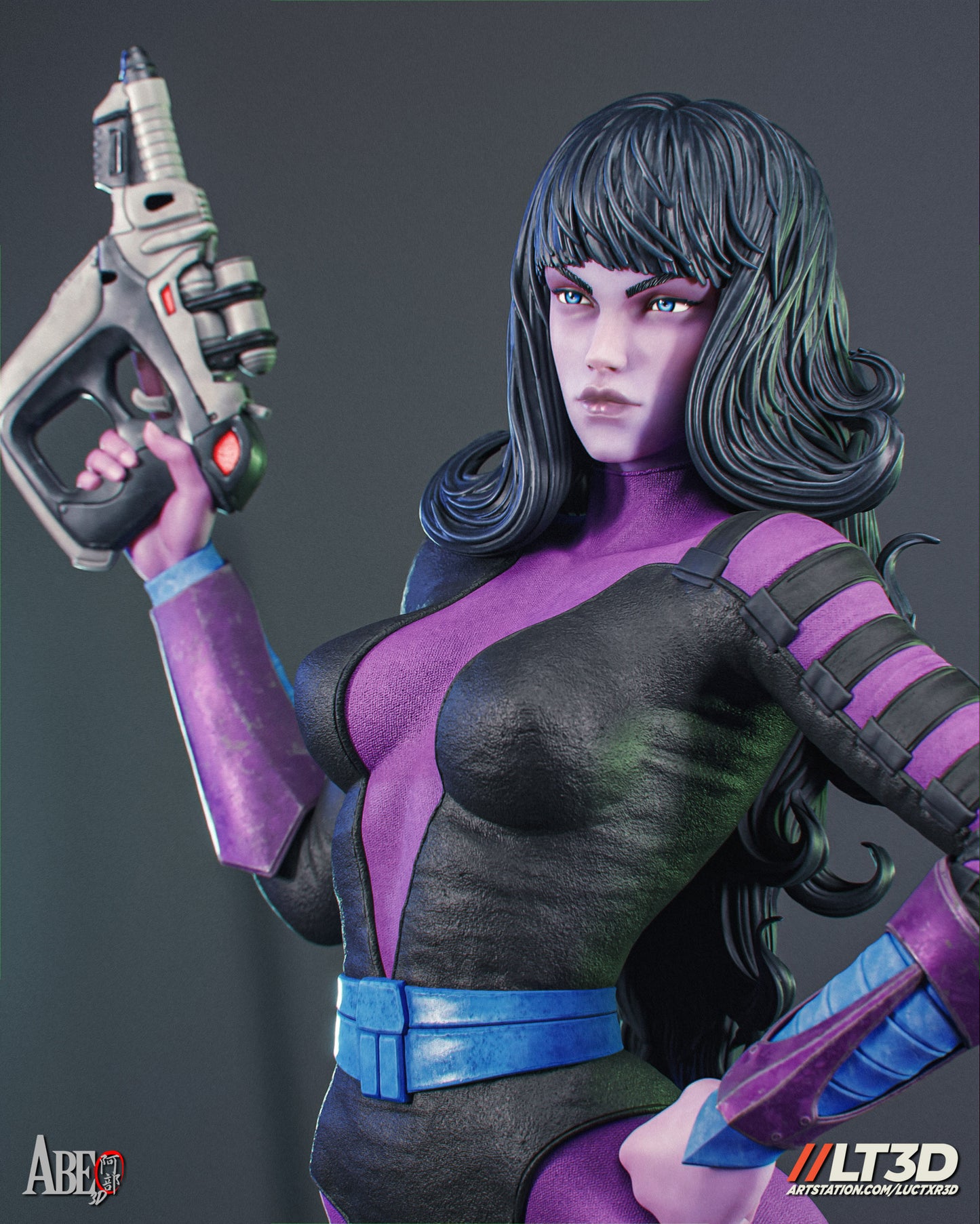 Nebula - Unassembled and Unpainted Garage Kit - Model Designed by Abe3d and LT3D