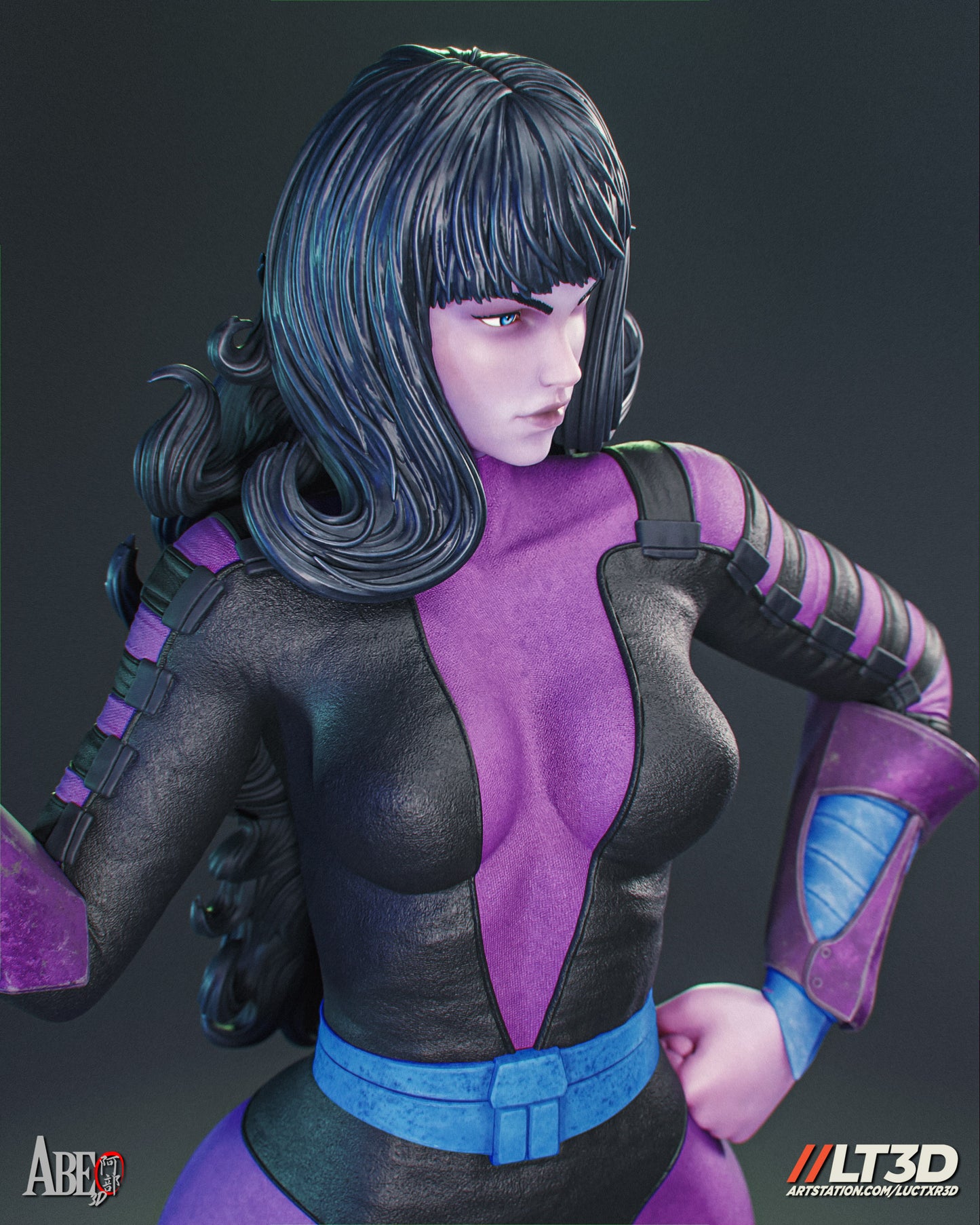 Nebula - Unassembled and Unpainted Garage Kit - Model Designed by Abe3d and LT3D