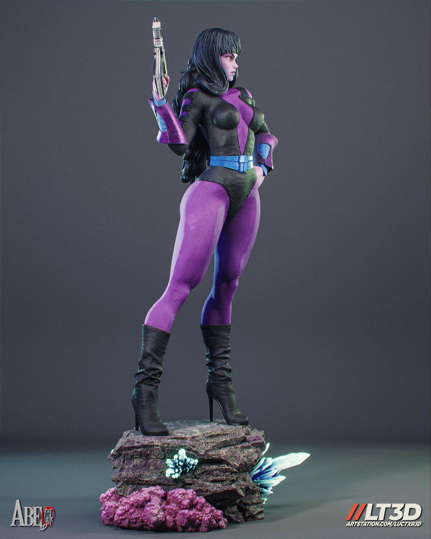 Nebula - Unassembled and Unpainted Garage Kit - Model Designed by Abe3d and LT3D