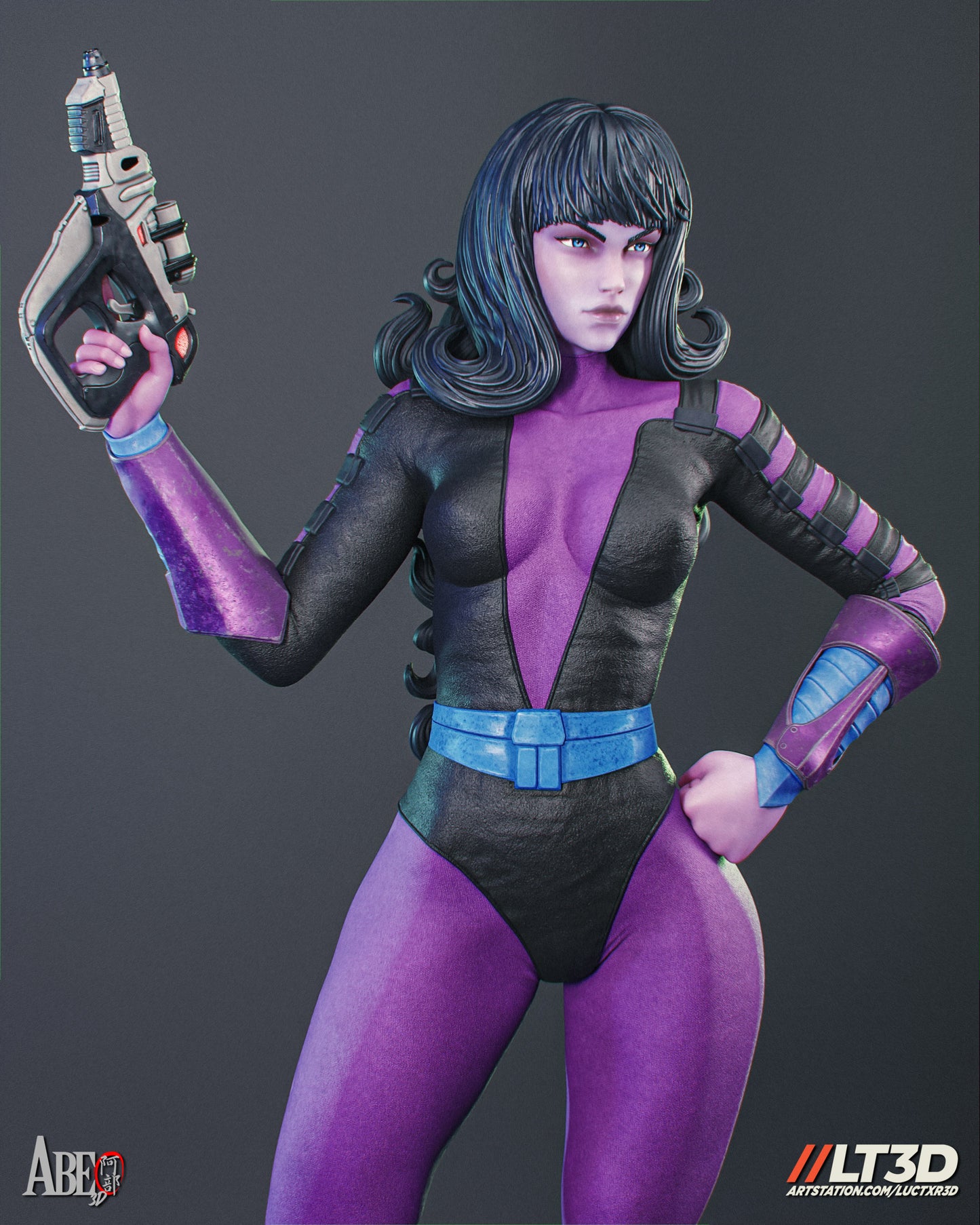 Nebula - Unassembled and Unpainted Garage Kit - Model Designed by Abe3d and LT3D
