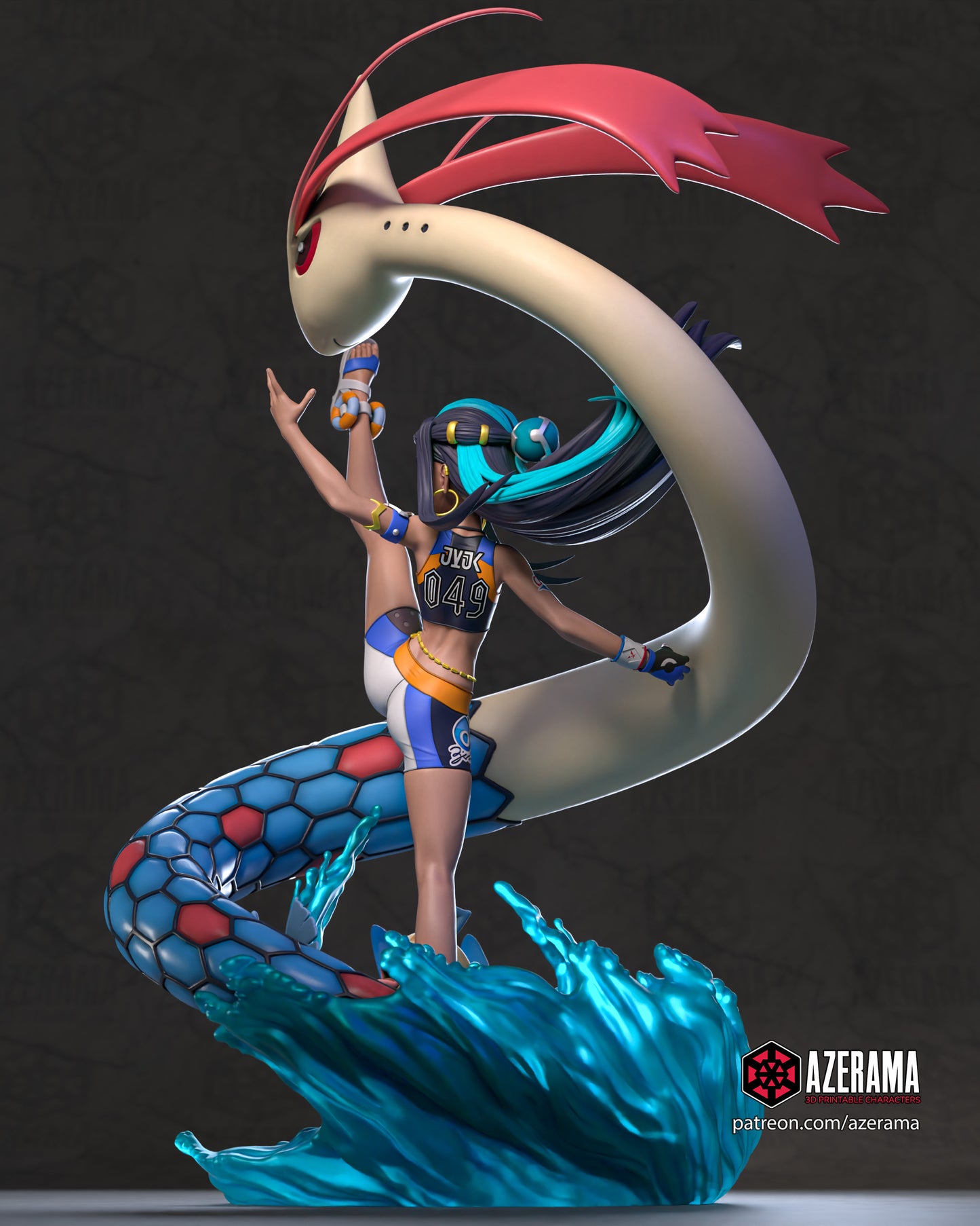 Nessa - Unassembled and Unpainted Garage Kit - Model Designed by Azerama
