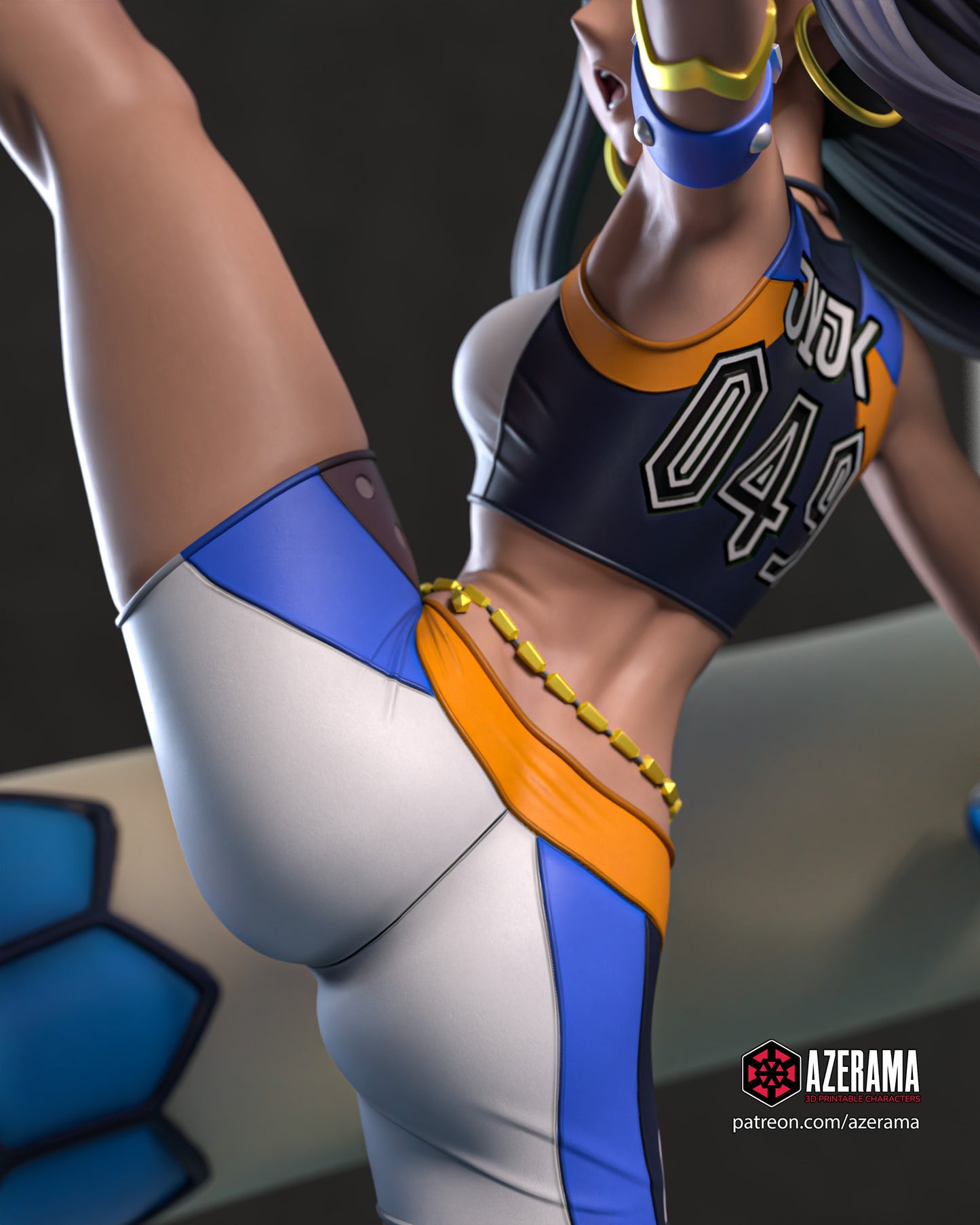 Nessa - Unassembled and Unpainted Garage Kit - Model Designed by Azerama