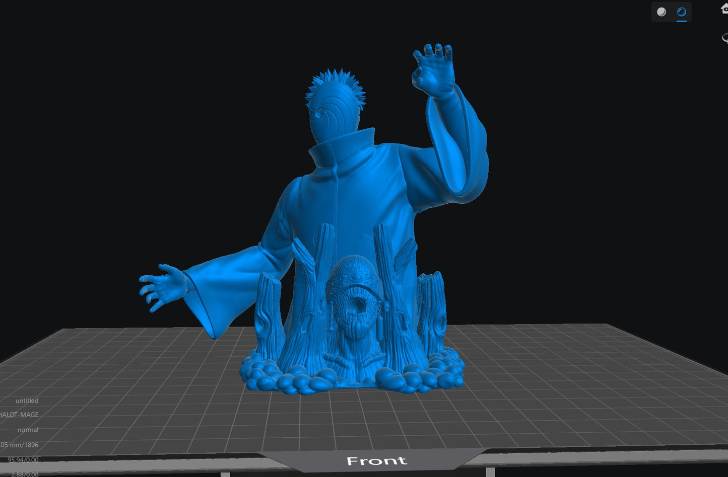 Obito - Unassembled and Unpainted Garage Kit - Model Designed by Sekai3D