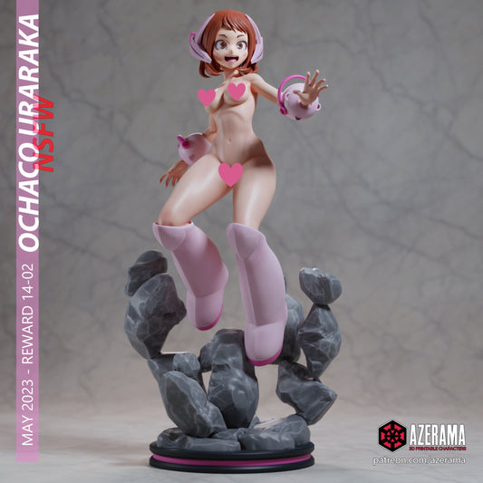 Ochaco NSFW - Unassembled and Unpainted Garage Kit - Model Designed by Azerama