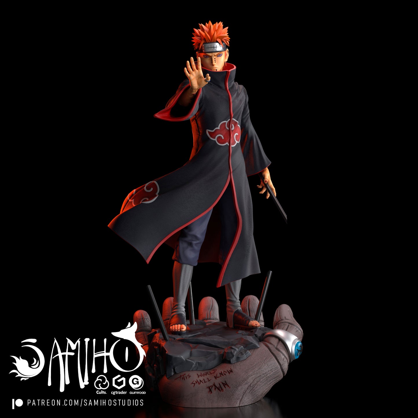 Pain - Unassembled and Unpainted Statue - Model Designed by Samiho Studios