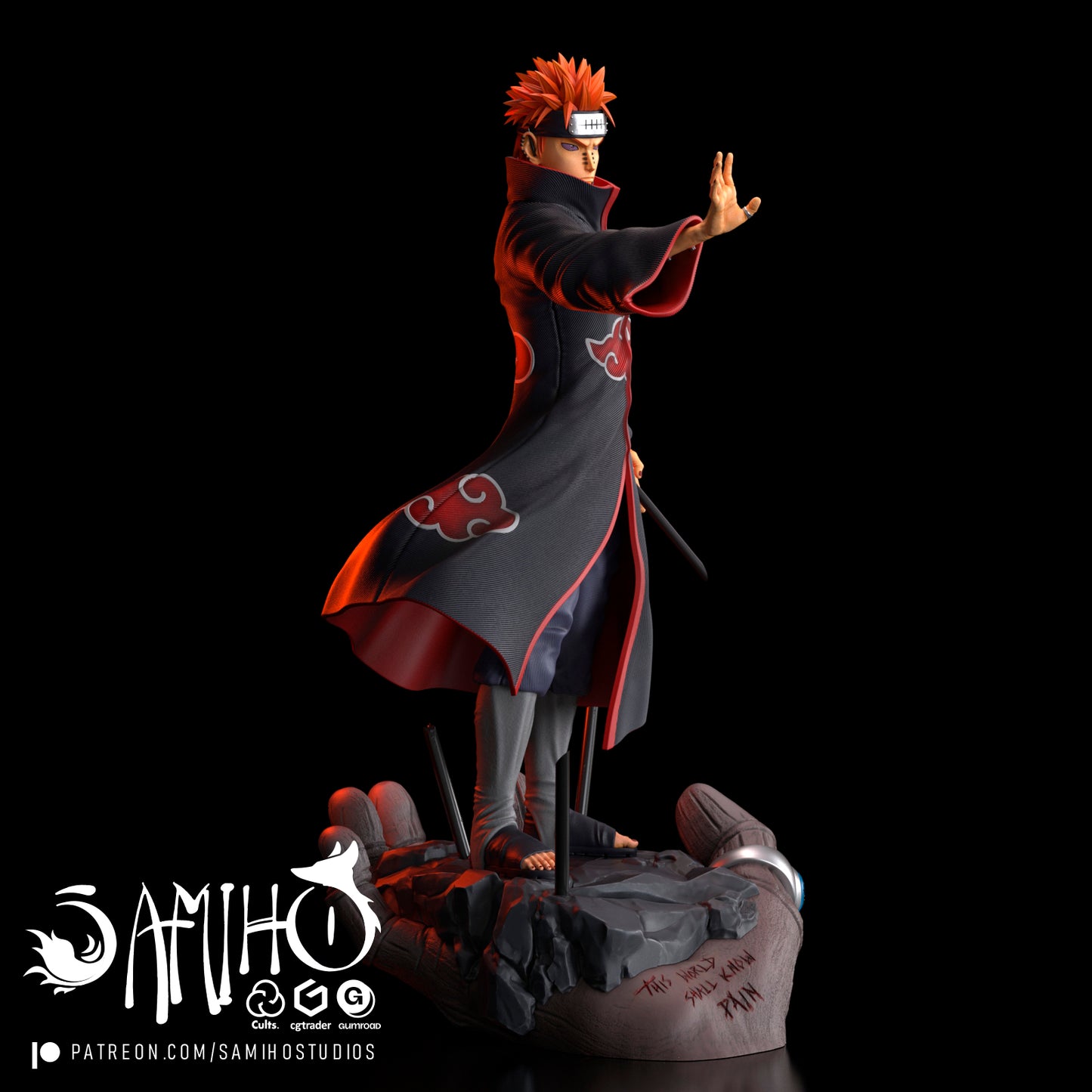 Pain - Unassembled and Unpainted Statue - Model Designed by Samiho Studios