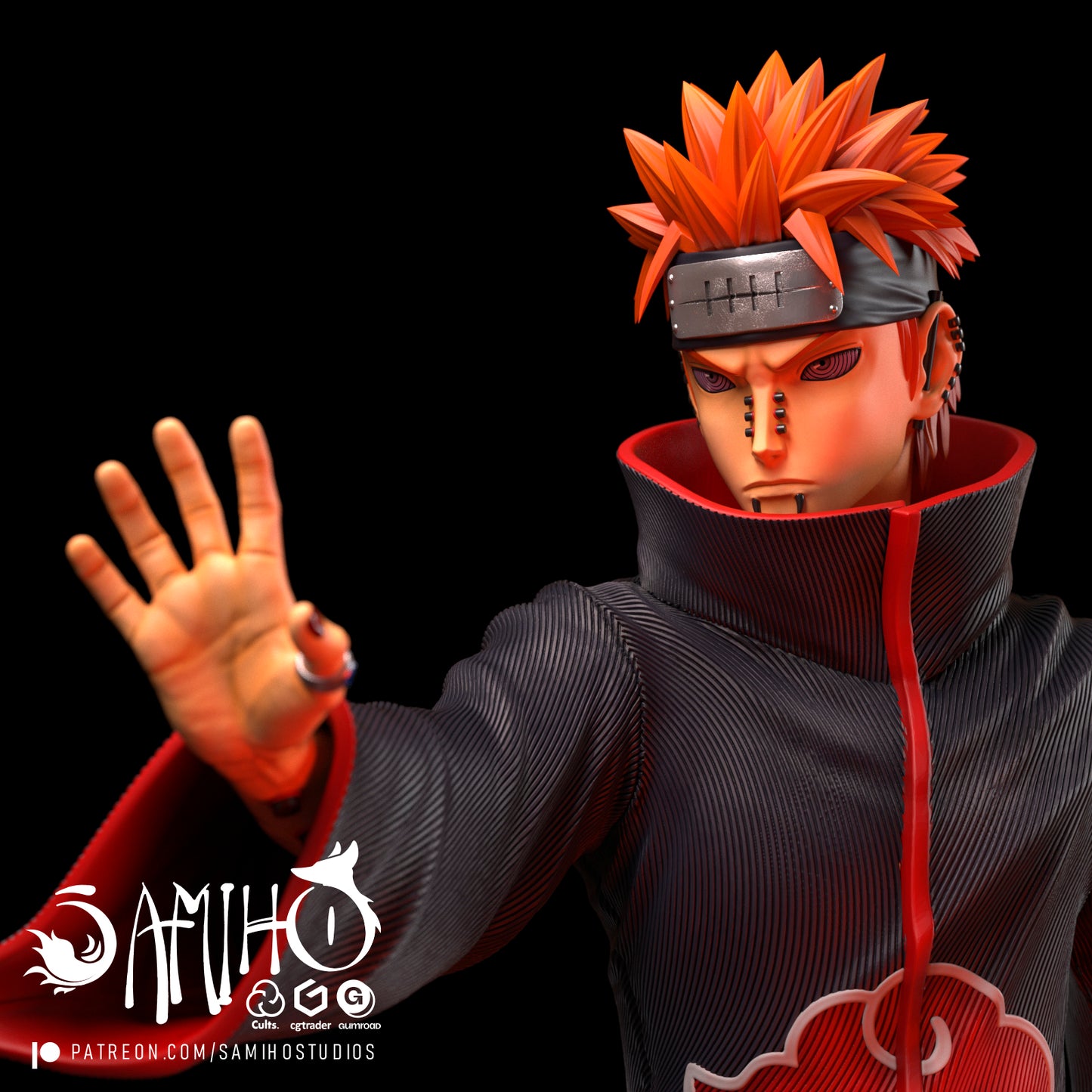 Pain - Unassembled and Unpainted Statue - Model Designed by Samiho Studios