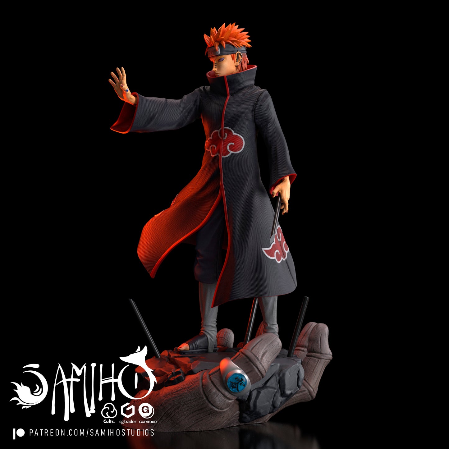 Pain - Unassembled and Unpainted Statue - Model Designed by Samiho Studios