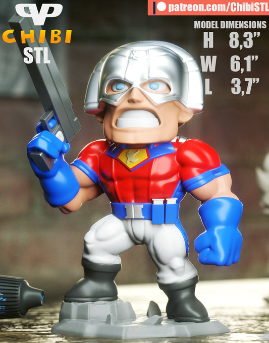 Peacemaker - Unassembled and Unpainted Garage Kit - Model Designed by ChibiSTL