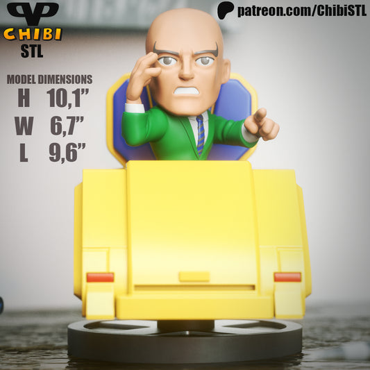 Professor X  - Unassembled and Unpainted Garage Kit - Model Designed by ChibiSTL