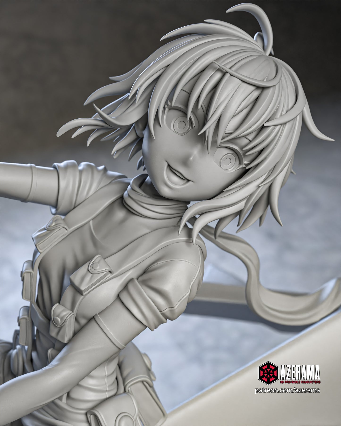 Pascal - Unassembled and Unpainted Garage Kit - Model Designed by Azerama