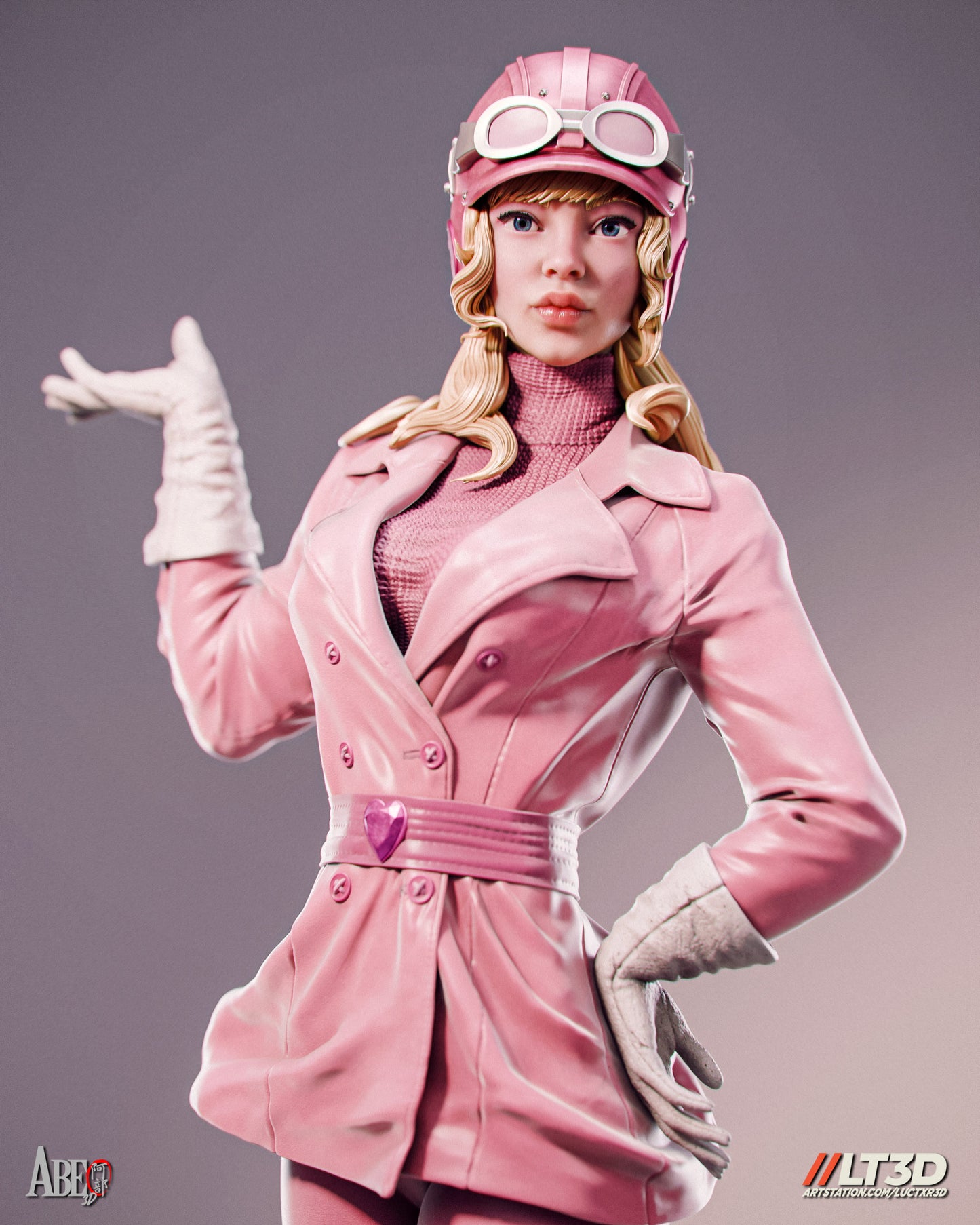 Penelope - Unassembled and Unpainted Garage Kit - Model Designed by Abe3d/LT3D