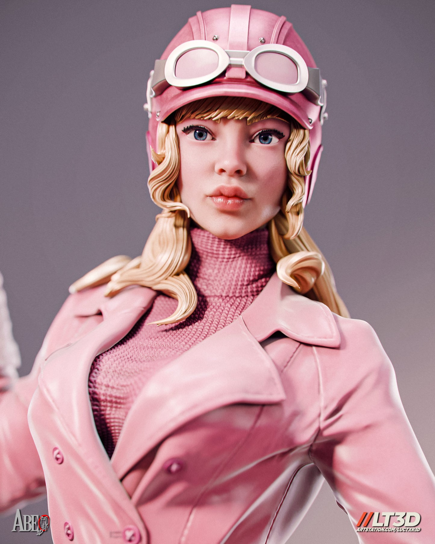 Penelope - Unassembled and Unpainted Garage Kit - Model Designed by Abe3d/LT3D