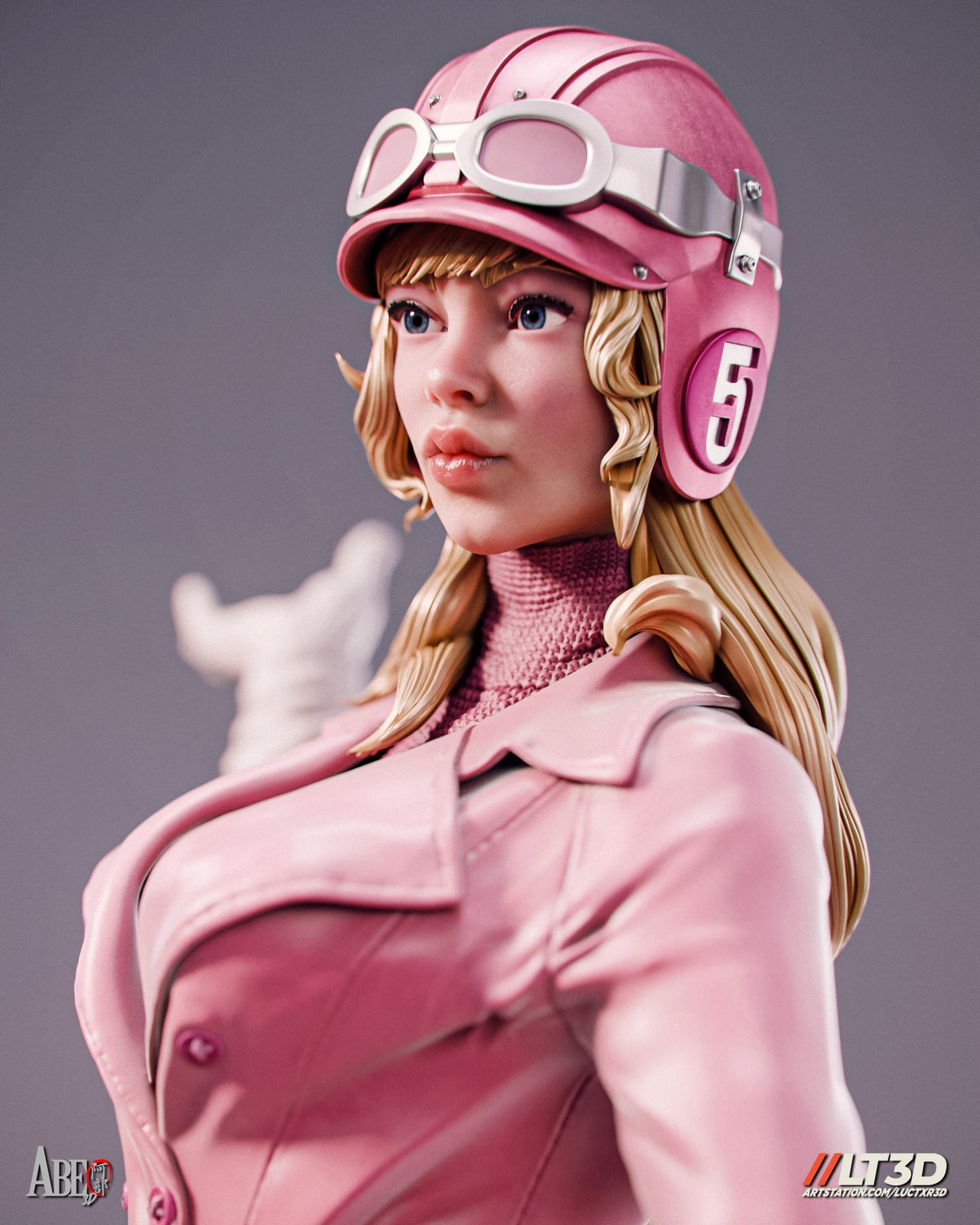 Penelope - Unassembled and Unpainted Garage Kit - Model Designed by Abe3d/LT3D