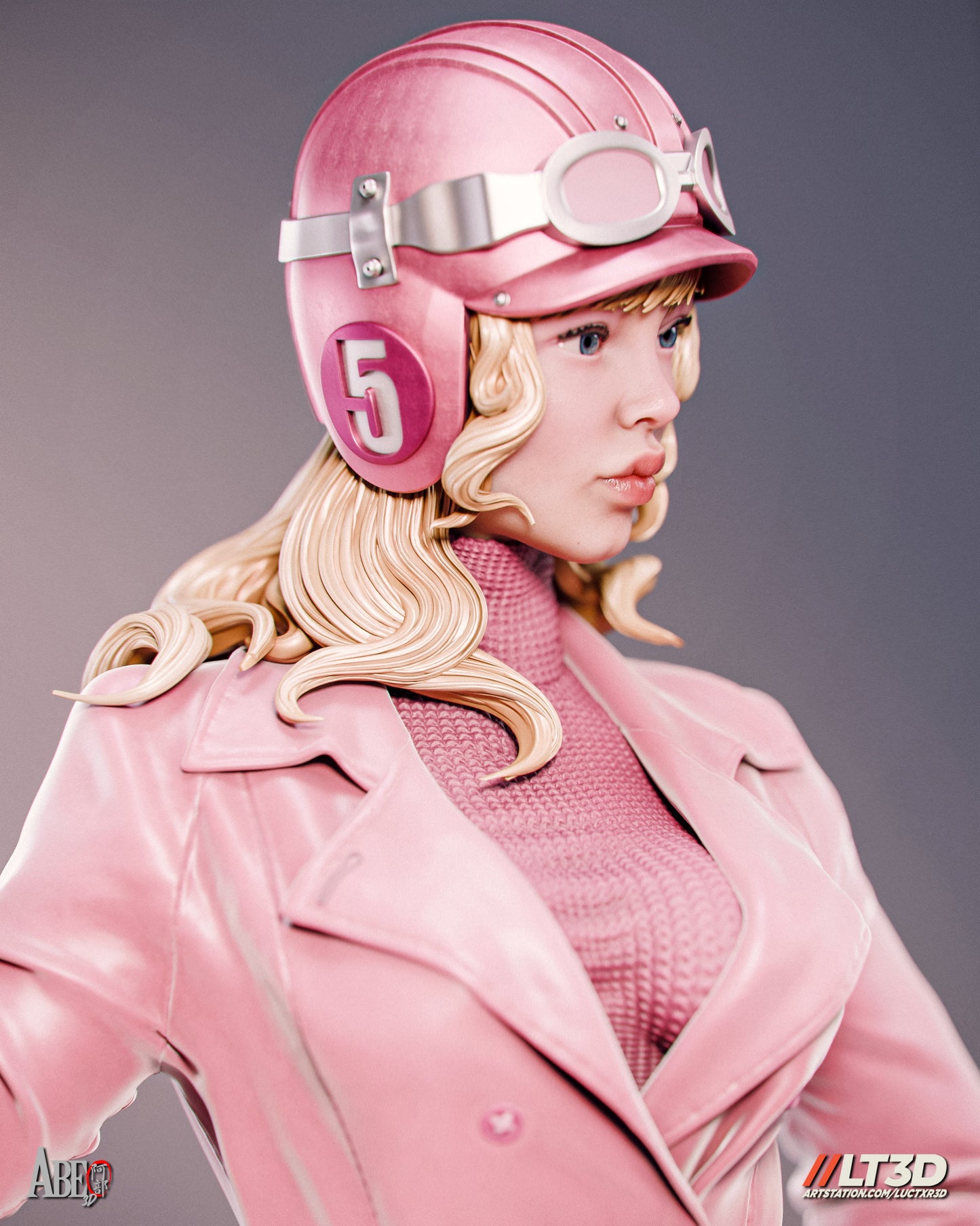 Penelope - Unassembled and Unpainted Garage Kit - Model Designed by Abe3d/LT3D