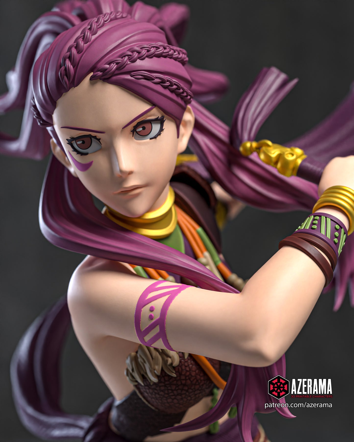 Petra - Unassembled and Unpainted Garage Kit - Model Designed by Azerama