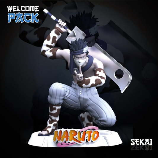 Zabuza - Unassembled and Unpainted Garage Kit - Model Designed by Sekai3D