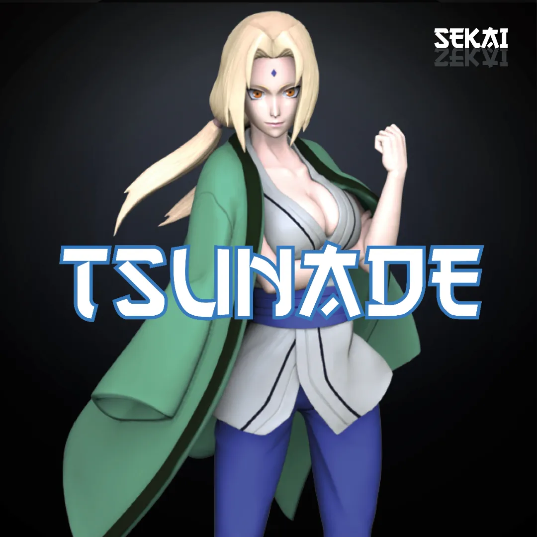 Tsunade - Unassembled and Unpainted Garage Kit - Model Designed by Sekai3D
