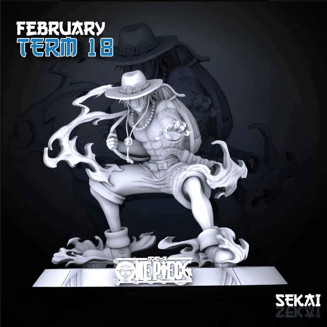 Ace - Unassembled and Unpainted Garage Kit - Model Designed by Sekai3D