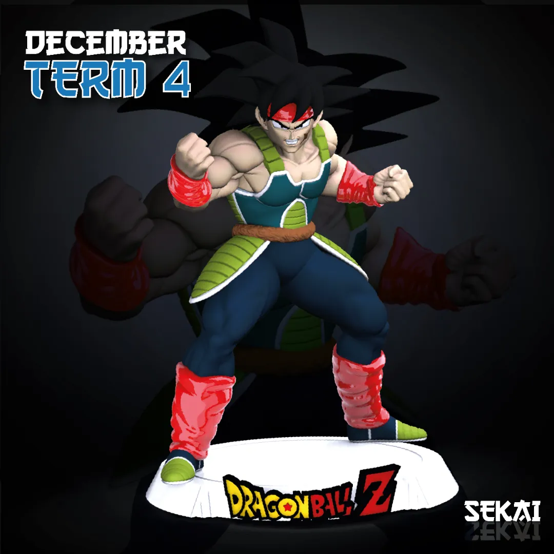Bardock - Unassembled and Unpainted Garage Kit - Model Designed by Sekai3D