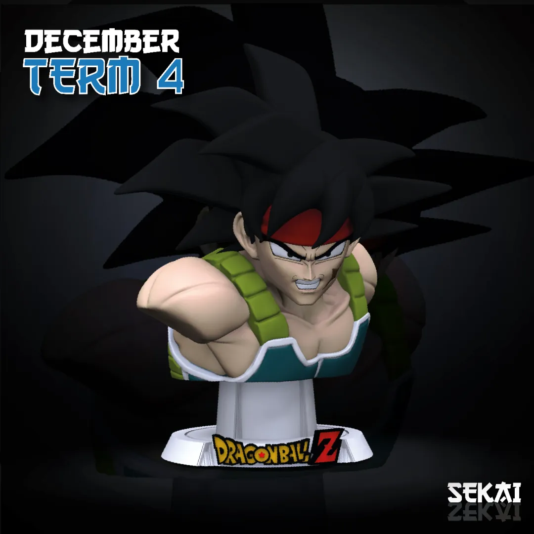 Bardock - Unassembled and Unpainted Garage Kit - Model Designed by Sekai3D