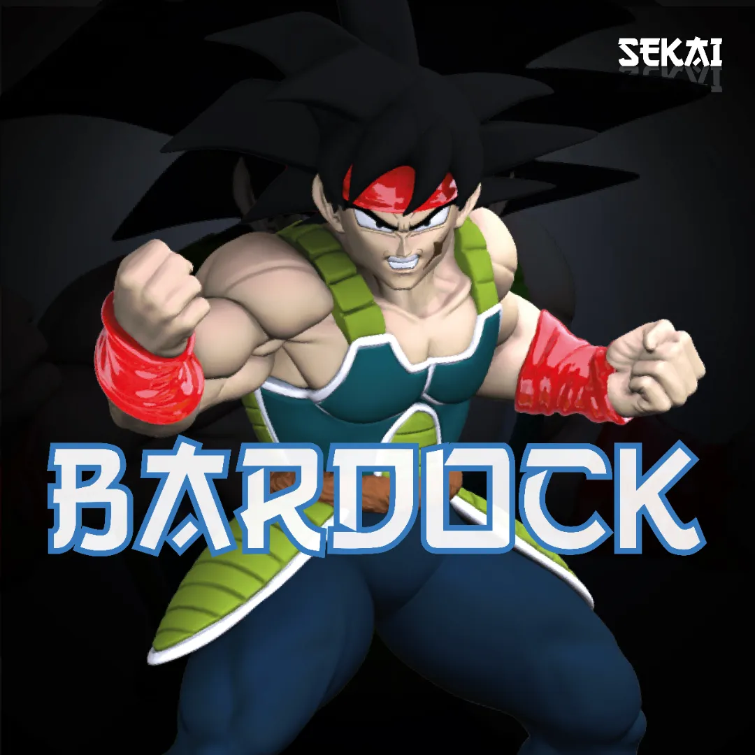 Bardock - Unassembled and Unpainted Garage Kit - Model Designed by Sekai3D