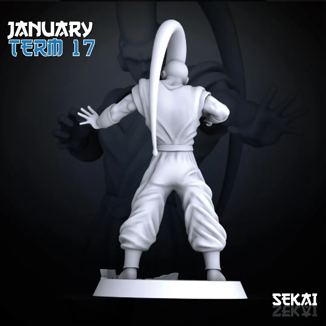 Super Buu (Gohan Absorbed) - Unassembled and Unpainted Garage Kit - Model Designed by Sekai3D