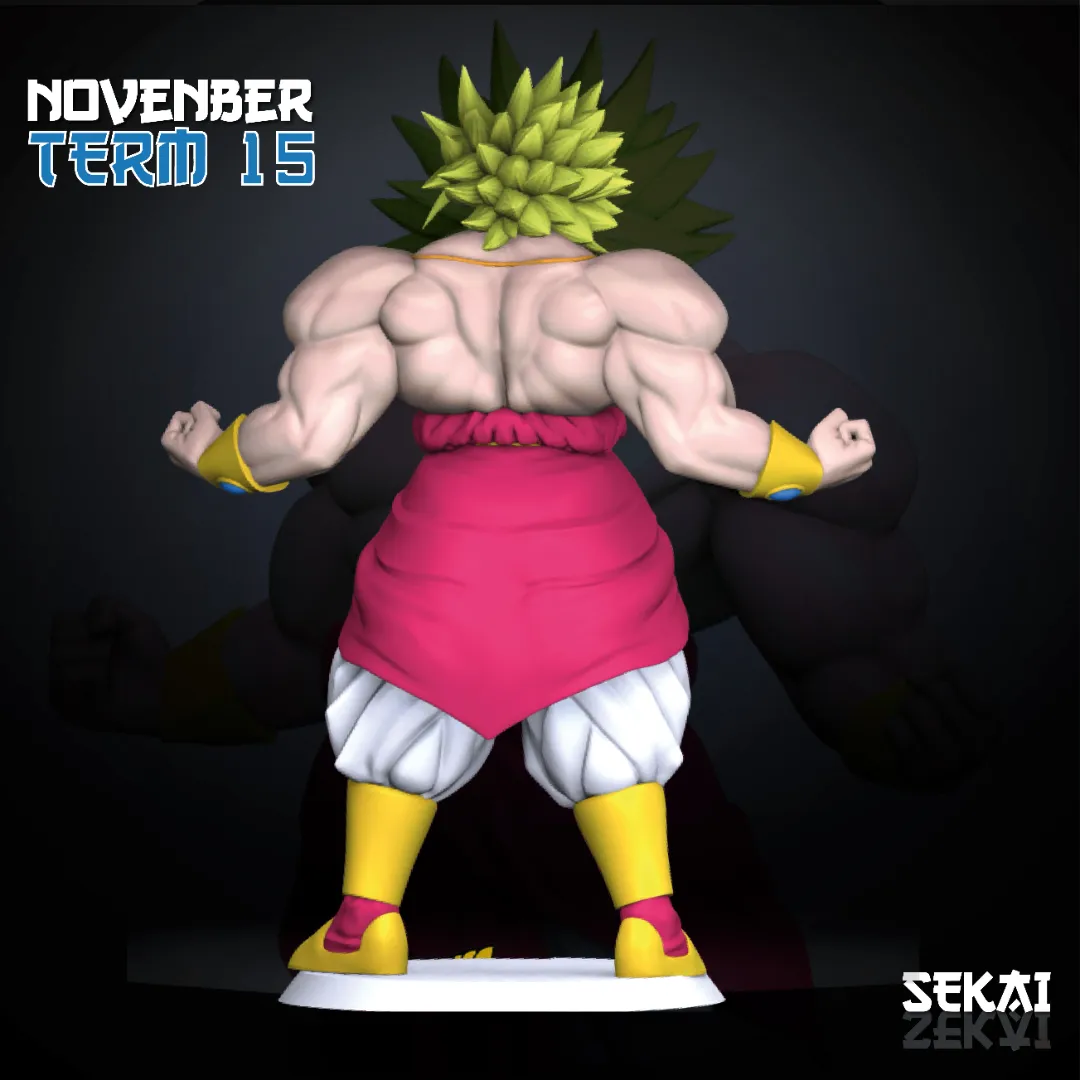 Broly - Unassembled and Unpainted Garage Kit - Model Designed by Sekai3D