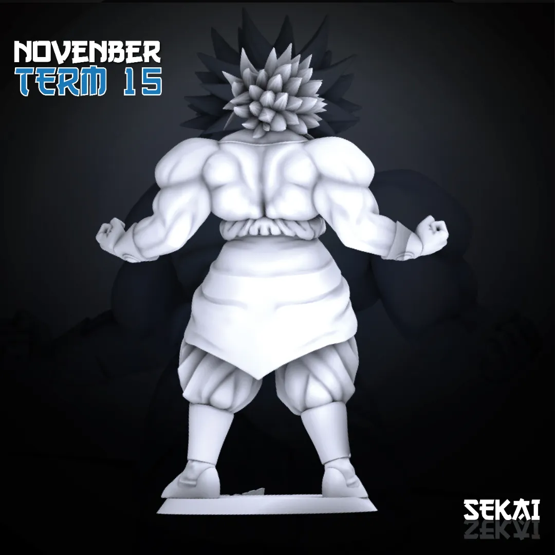 Broly - Unassembled and Unpainted Garage Kit - Model Designed by Sekai3D