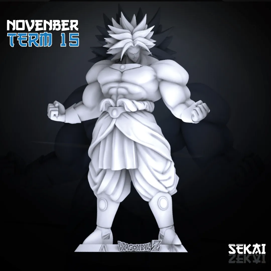 Broly - Unassembled and Unpainted Garage Kit - Model Designed by Sekai3D