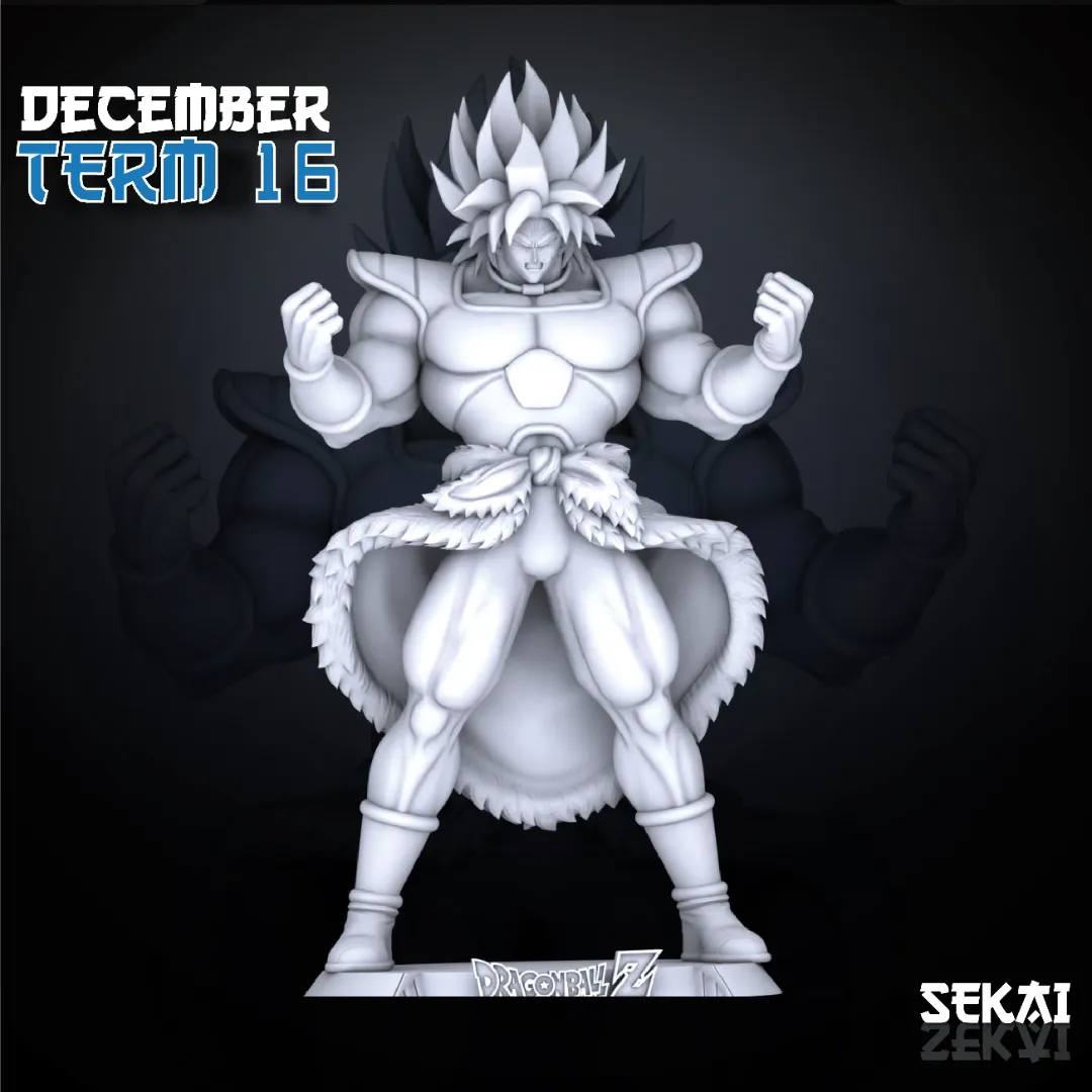 Broly (Super) - Unassembled and Unpainted Garage Kit - Model Designed by Sekai3D