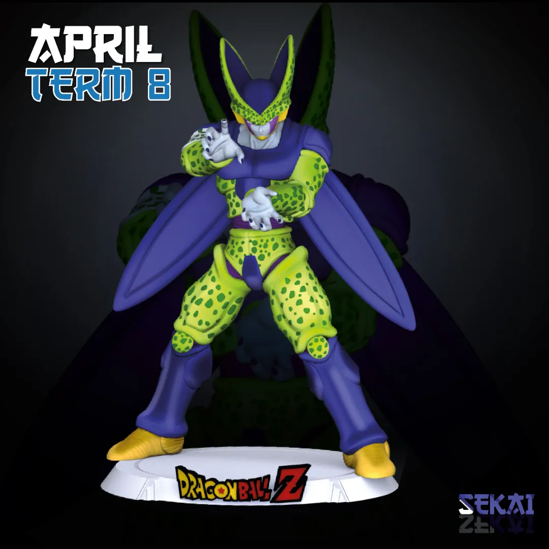 Perfect Cell - Unassembled and Unpainted Garage Kit - Model Designed by Sekai3D