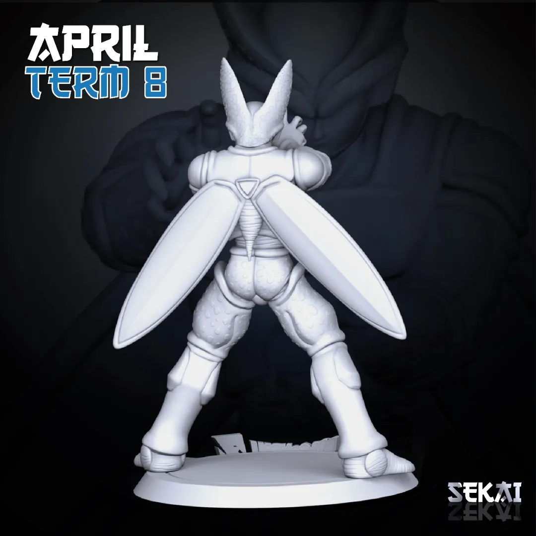 Perfect Cell - Unassembled and Unpainted Garage Kit - Model Designed by Sekai3D