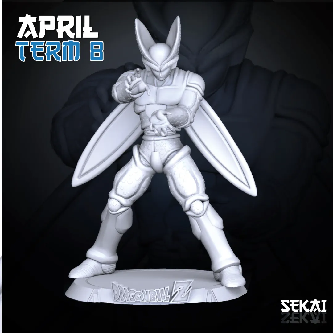 Perfect Cell - Unassembled and Unpainted Garage Kit - Model Designed by Sekai3D