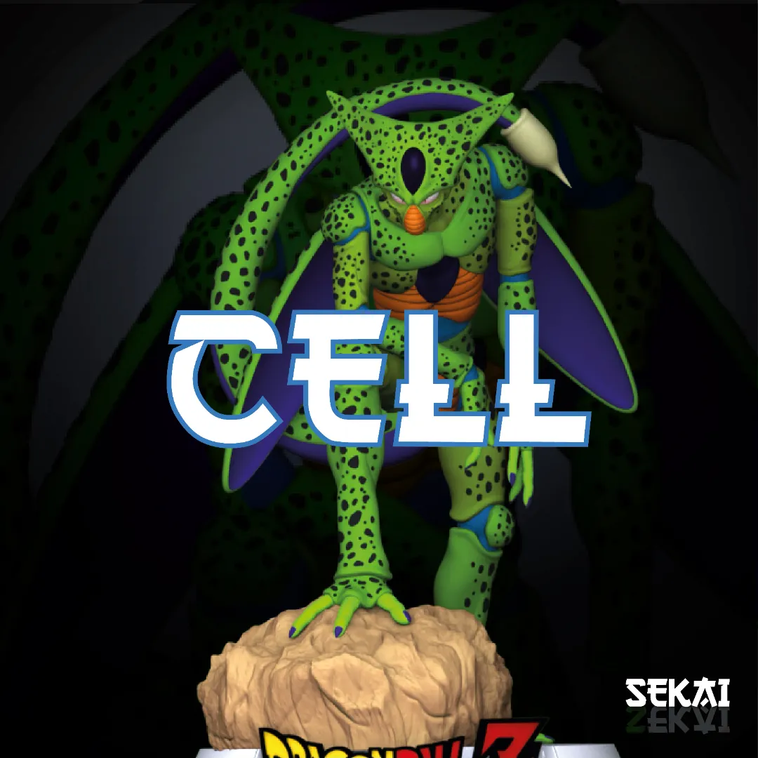 Cell 1st Form - Unassembled and Unpainted Garage Kit - Model Designed by Sekai3D