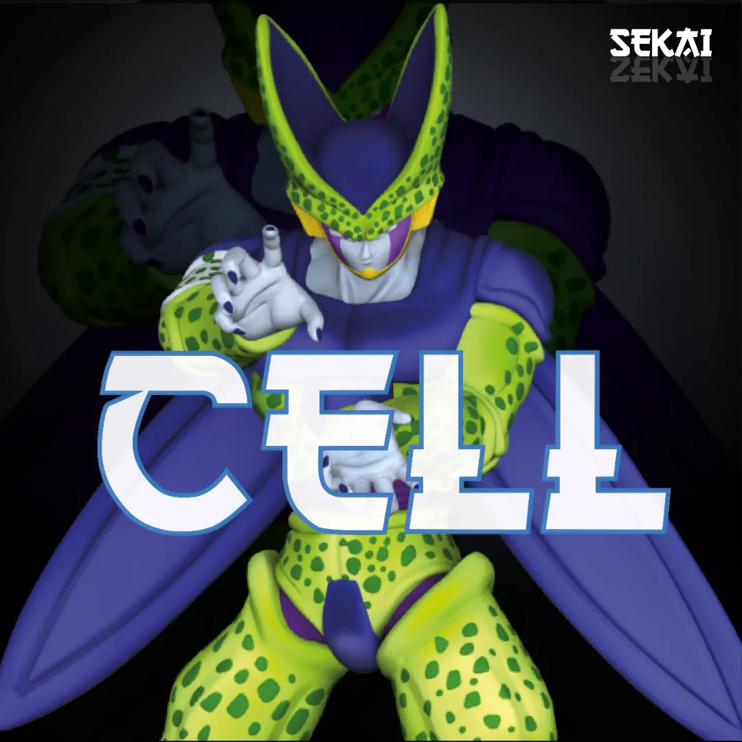 Perfect Cell - Unassembled and Unpainted Garage Kit - Model Designed by Sekai3D