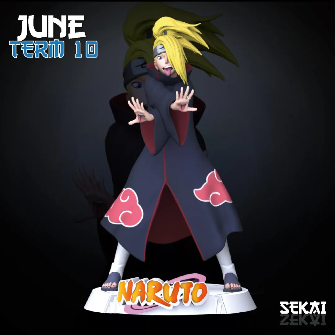 Deidara - Unassembled and Unpainted Garage Kit - Model Designed by Sekai3D
