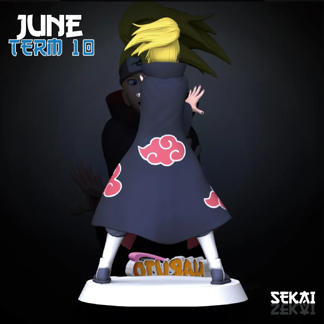 Deidara - Unassembled and Unpainted Garage Kit - Model Designed by Sekai3D