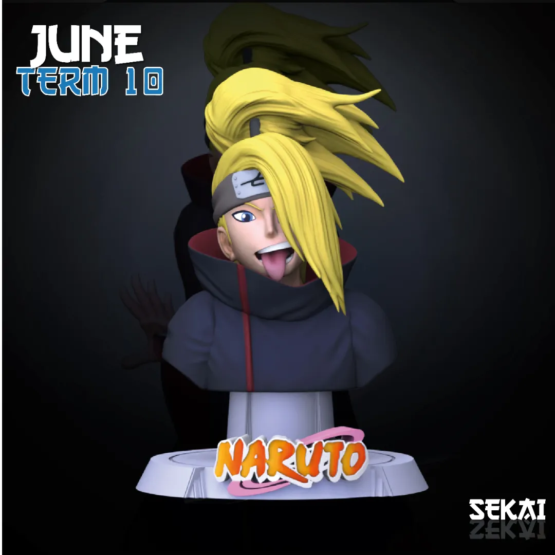 Deidara - Unassembled and Unpainted Garage Kit - Model Designed by Sekai3D