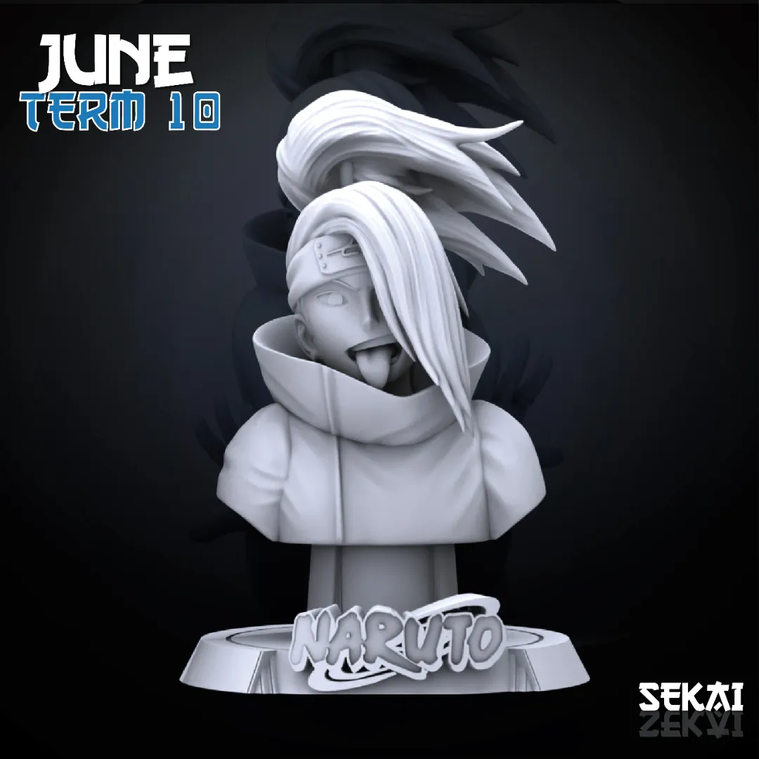 Deidara - Unassembled and Unpainted Garage Kit - Model Designed by Sekai3D