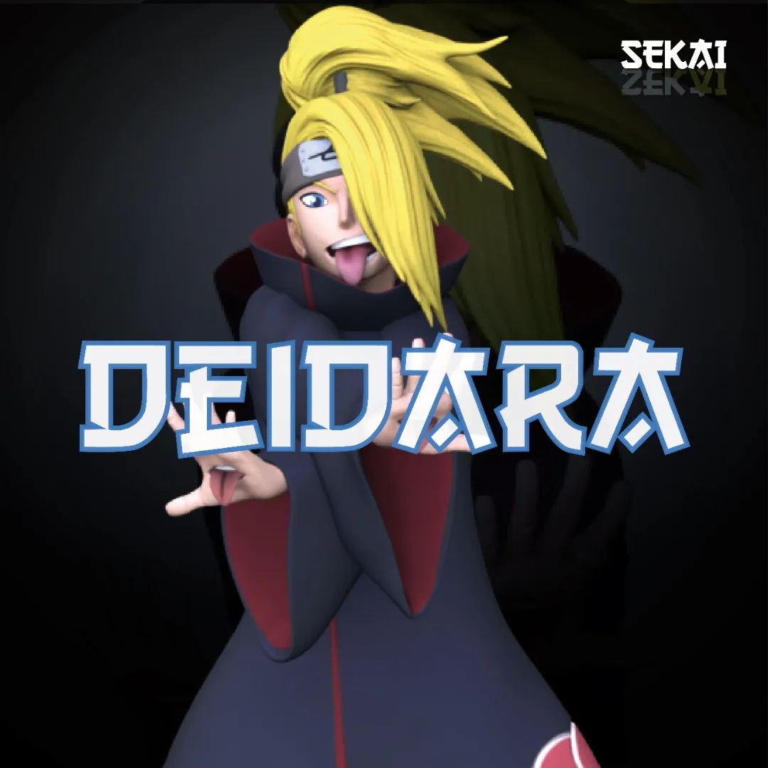 Deidara - Unassembled and Unpainted Garage Kit - Model Designed by Sekai3D