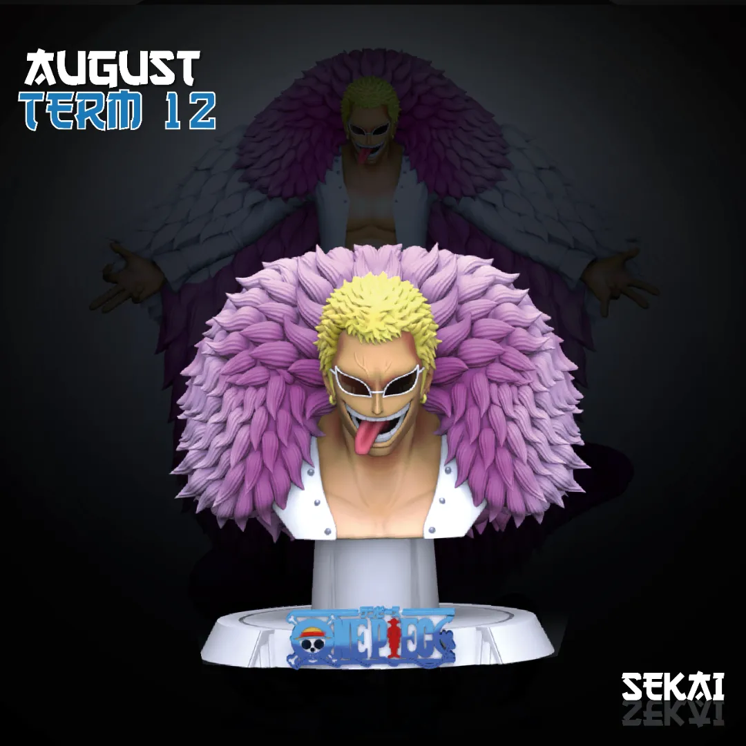 Doflamingo - Unassembled and Unpainted Garage Kit - Model Designed by Sekai3D