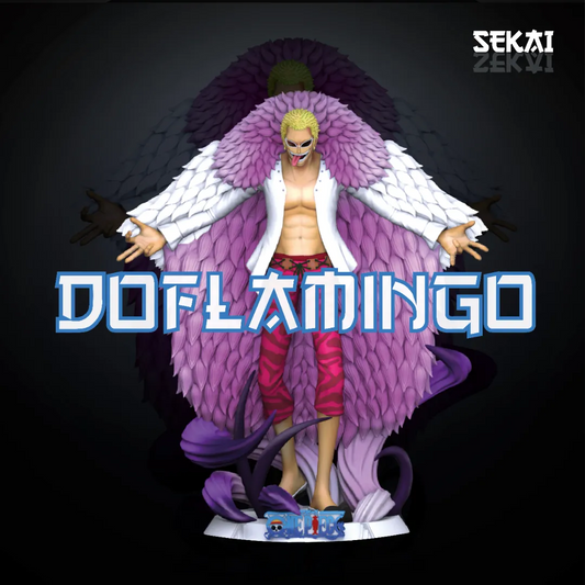 Doflamingo - Unassembled and Unpainted Garage Kit - Model Designed by Sekai3D