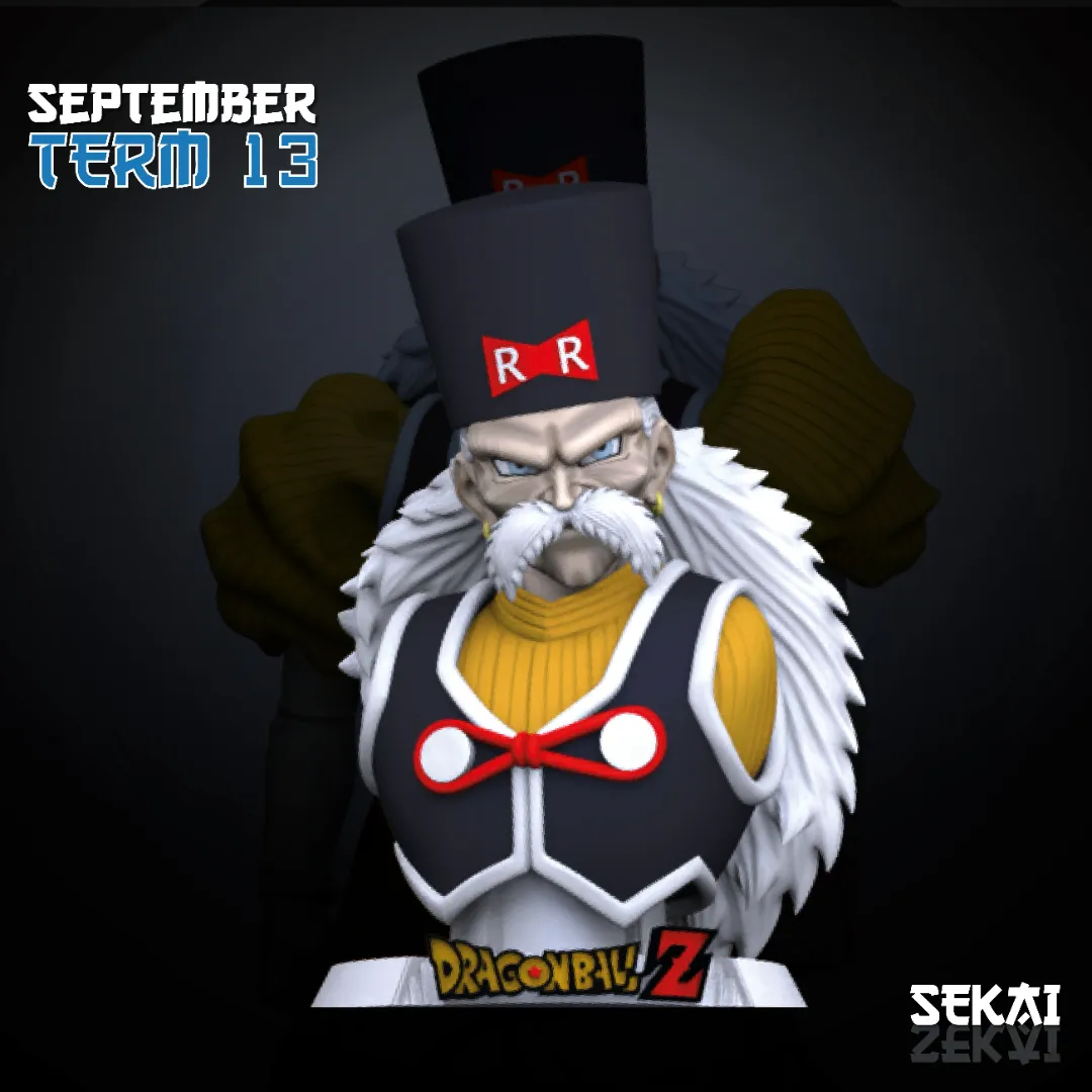 Dr. Gero - Unassembled and Unpainted Garage Kit - Model Designed by Sekai3D
