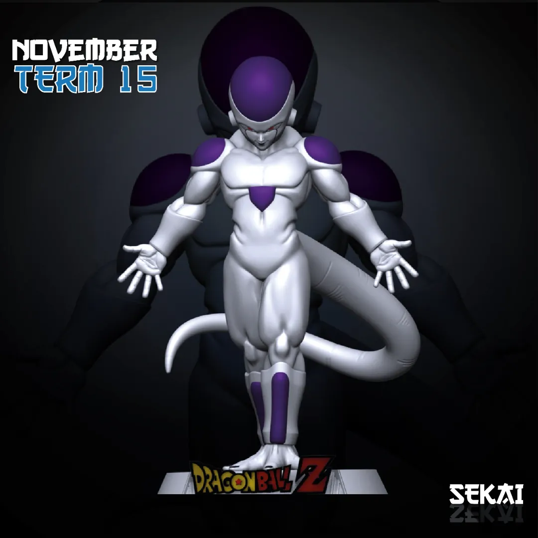 Frieza Final Form - Unassembled and Unpainted Garage Kit - Model Designed by Sekai3D