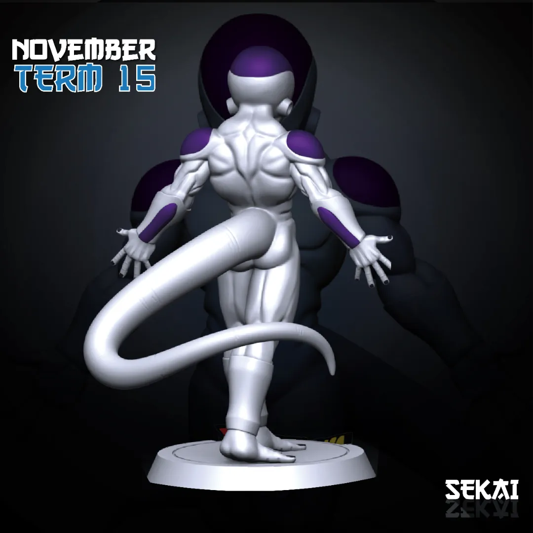 Frieza Final Form - Unassembled and Unpainted Garage Kit - Model Designed by Sekai3D