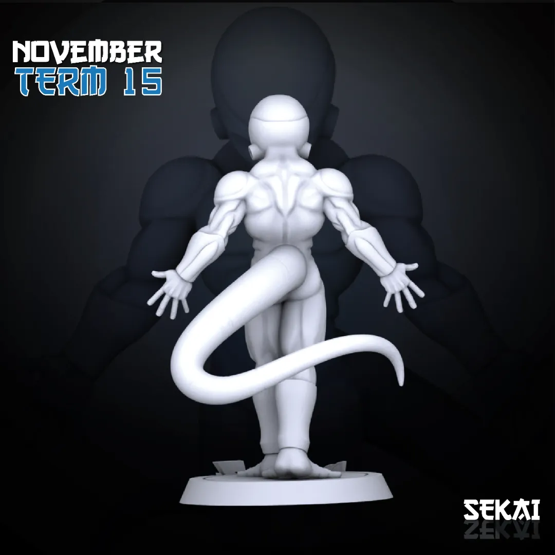 Frieza Final Form - Unassembled and Unpainted Garage Kit - Model Designed by Sekai3D